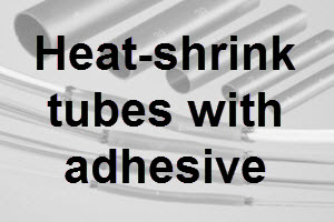 Heat shrink tubes with adhesive dual wall heat shrinkable tube