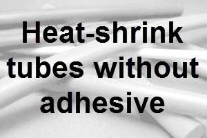 Heat shrink tubes without adhesive single wall heat shrinkable tubes