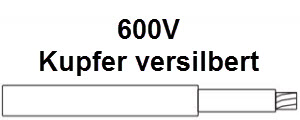 Litzen und Kabel 44A0112 600V versilbert
