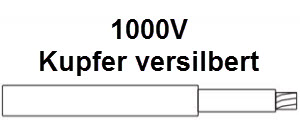 Litzen und Kabel 44A0212 1000V versilbert