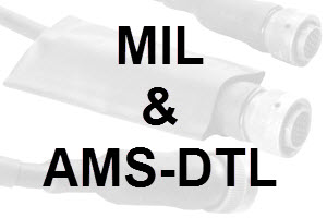 MIL or AMS DTL approved heat shrink tubes
